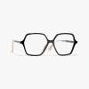 Chanel Square Eyeglasses In Black