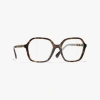 Chanel Square Eyeglasses In Brown