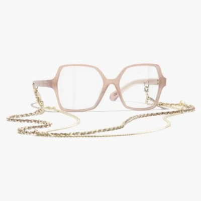 Chanel Square Eyeglasses In Pink