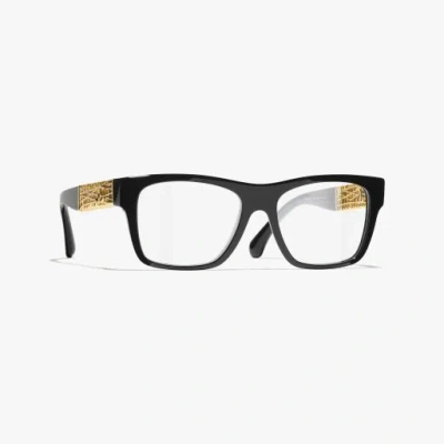 Chanel Square Eyeglasses In Black