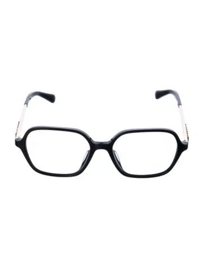 Pre-owned Chanel Square Eyeglasses In Black