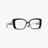 Chanel Square Eyeglasses In Black