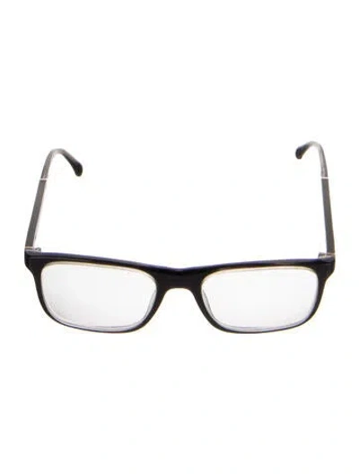 Pre-owned Chanel Square Eyeglasses In Black