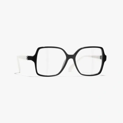 Chanel Square Eyeglasses In Black