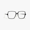 Chanel Square Eyeglasses In Black & White 