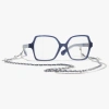 Chanel Square Eyeglasses In Blue
