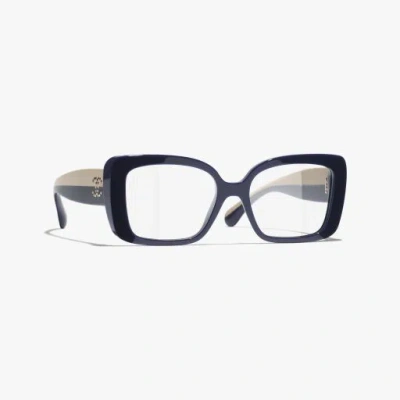 Chanel Square Eyeglasses In Blue