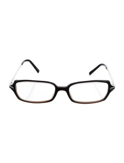 Pre-owned Chanel Square Eyeglasses In Brown