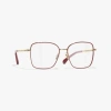 Chanel Square Eyeglasses In Light Gold 