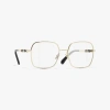 Chanel Square Eyeglasses In Light Gold 
