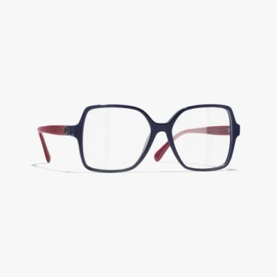 Chanel Square Eyeglasses In Blue