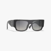 Chanel Square Sunglasses In Black