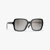 Chanel Square Sunglasses In Black 