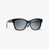 Chanel Square Sunglasses In Black 