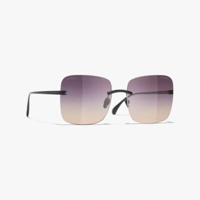 Chanel Square Sunglasses In Neutral