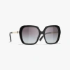 Chanel Square Sunglasses In Black 