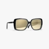 Chanel Square Sunglasses In Green
