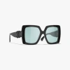 Chanel Square Sunglasses In Black