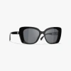 Chanel Square Sunglasses In Black