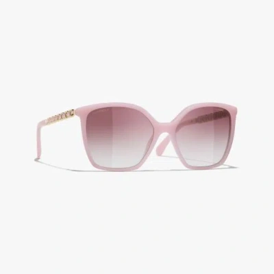 Chanel Square Sunglasses In Pink