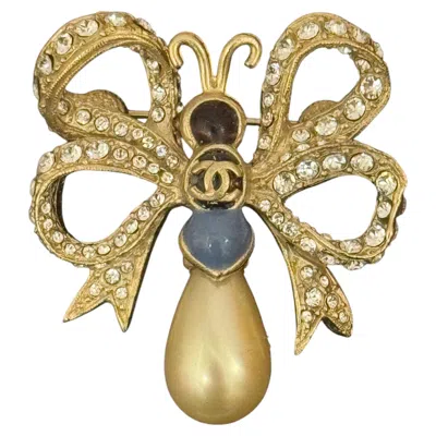 Pre-owned Chanel S/s 2015 Collection Runway Butterfly Brooch By Karl Lagerfeld In Multi