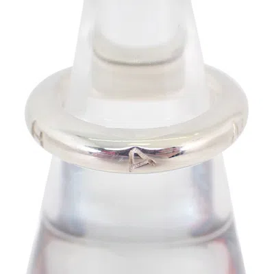 Pre-owned Chanel Sterling 925 Band Ring () In Silver