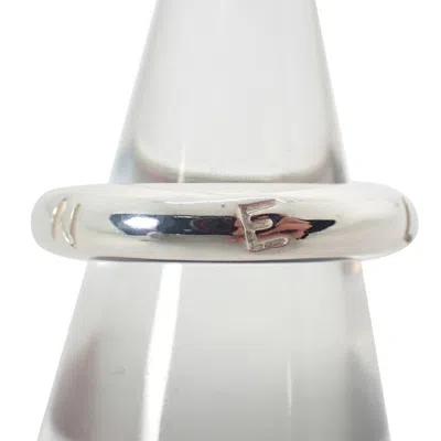 Pre-owned Chanel Sterling 925 Band Ring () In Silver