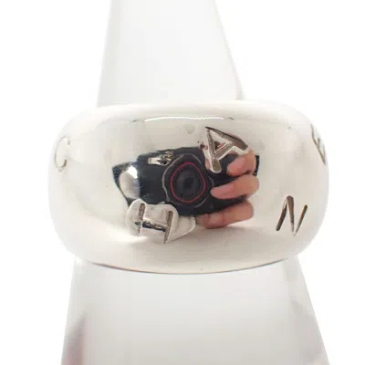 Pre-owned Chanel Sterling Silver 925 Band Ring ()