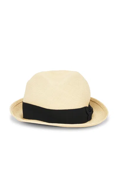 Pre-owned Chanel Straw Hat In Neutral