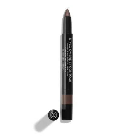 Chanel Stylo Ombre Et Contour 3-in-1 Eyeshadow-eyeliner-kohl Pencil In White