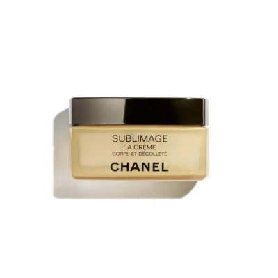 Chanel Sublimage La Crème Corps Et Décolleté The Regenerating Radiance Fresh Body Cream In White