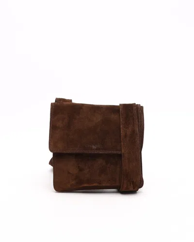 Pre-owned Chanel Suede Crossbody Bag