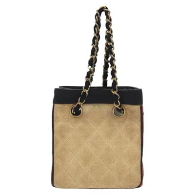 Pre-owned Chanel Suede Handbag () In Orange