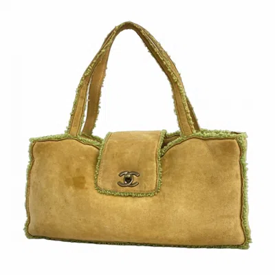 Pre-owned Chanel Suede Leather Handbag () In Multi