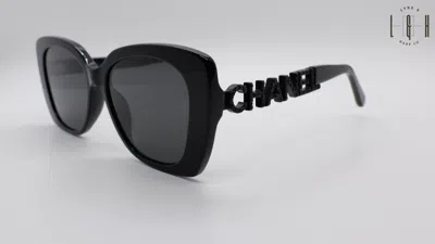 Pre-owned Chanel Sunglasses 5422-b-a Cs501/т8 Women's Polarized Made In Italy 53-17-140 3p In Black