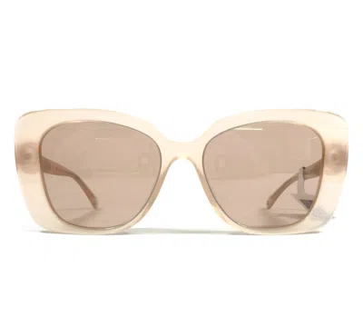 Pre-owned Chanel Sunglasses 5504 C.1732/4b Coral Butterfly Frames W/ Pink Lenses 53-17-140