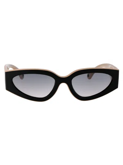 Pre-owned Chanel Sunglasses In C534m3 Black