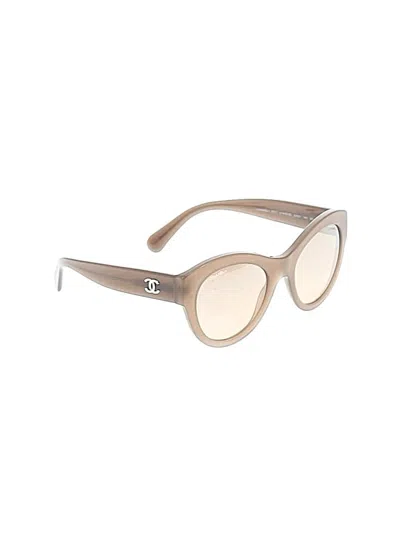 Pre-owned Chanel Sunglasses In Tan