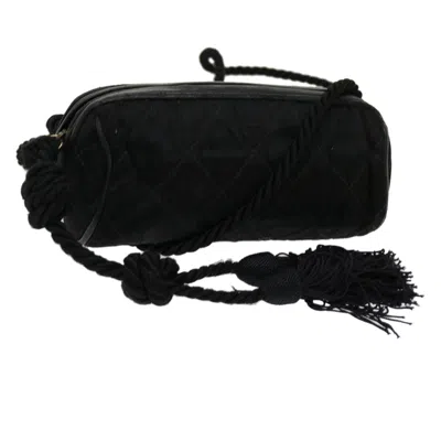 Pre-owned Chanel Synthetic Shoulder Bag () In Black