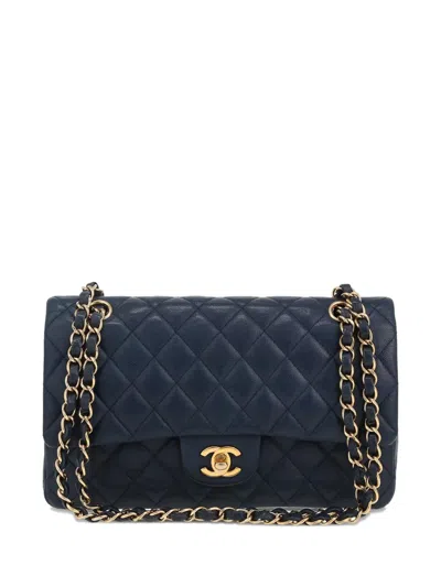 Pre-owned Chanel The Classic Timeless Shoulder Bag In Blue