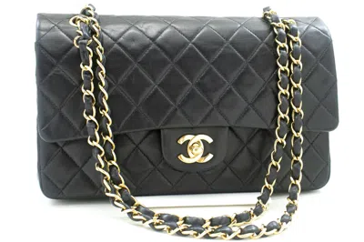 Pre-owned Chanel Timeless Black Leather Shoulder Bag ()