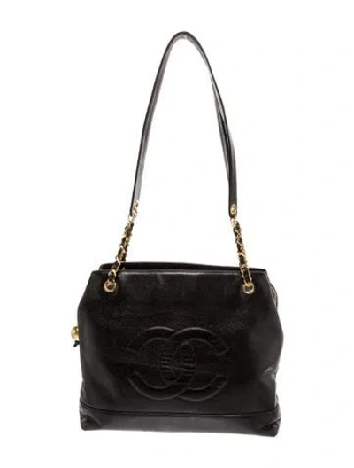 Pre-owned Chanel Timeless Cc Tote In Black
