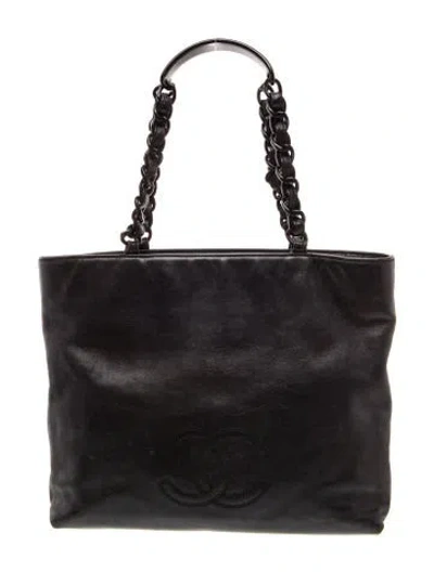 Pre-owned Chanel Timeless Cc Tote In Black