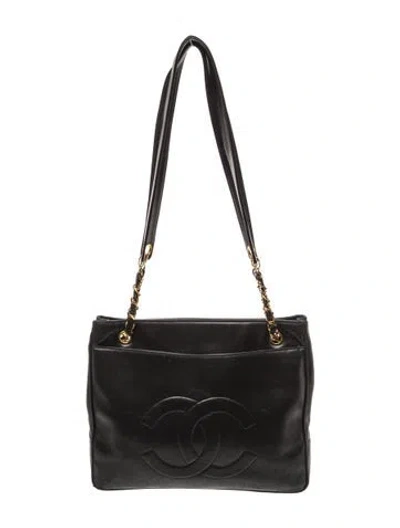 Pre-owned Chanel Timeless Cc Tote In Black