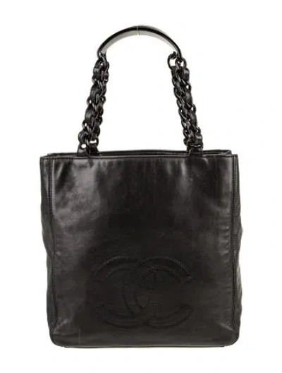 Pre-owned Chanel Timeless Cc Tote In Black