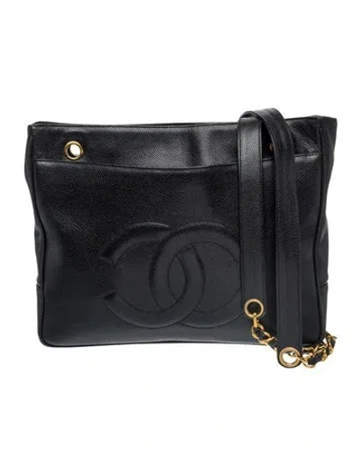 Pre-owned Chanel Timeless Cc Tote In Black