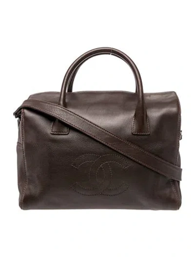 Pre-owned Chanel Timeless Cc Tote In Brown
