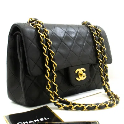 Pre-owned Chanel Timeless Classic Flap Leather Handbag () In Black