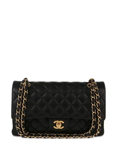 Pre-owned Chanel Timeless Classic Flap Shoulder Bag In Black