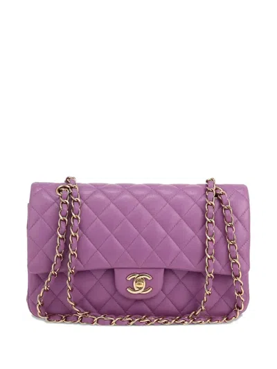 Pre-owned Chanel Timeless Classic Handbag In Purple